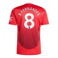 Camisa de time de futebol Manchester United Bruno Fernandes #8 Replicas 1º Equipamento 2024-25 Manga Curta